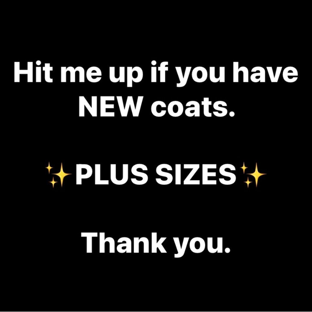 Plus Size New Coats Request